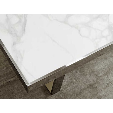 Bonin Rectangular Carrara 78" Dining Table