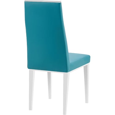 Giselle Turquoise Side Chair