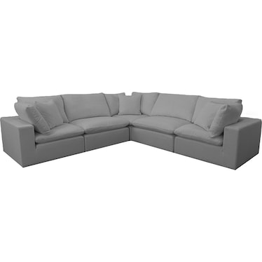 Cloud Charcoal 5 Pcs Sectional