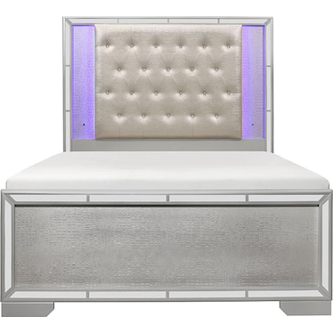 Belfast Silver King Bed