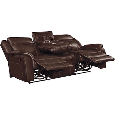 Carrera Brown Recliner 2 Pcs Set