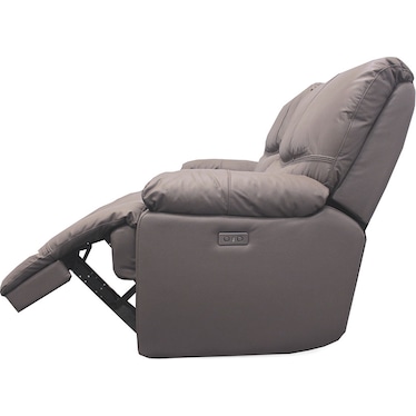 Aldrin Zero Gravity Leather Power Recliner Loveseat