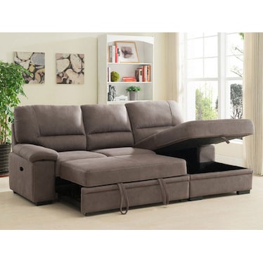 Sybil Mushroom Sleeper Sectional