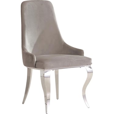 Antoine Grey Upholstered Side Chair