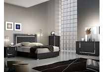 antonella bedroom sets anl blk qpcs  