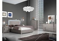 antonella bedroom sets anl gry kpcs  