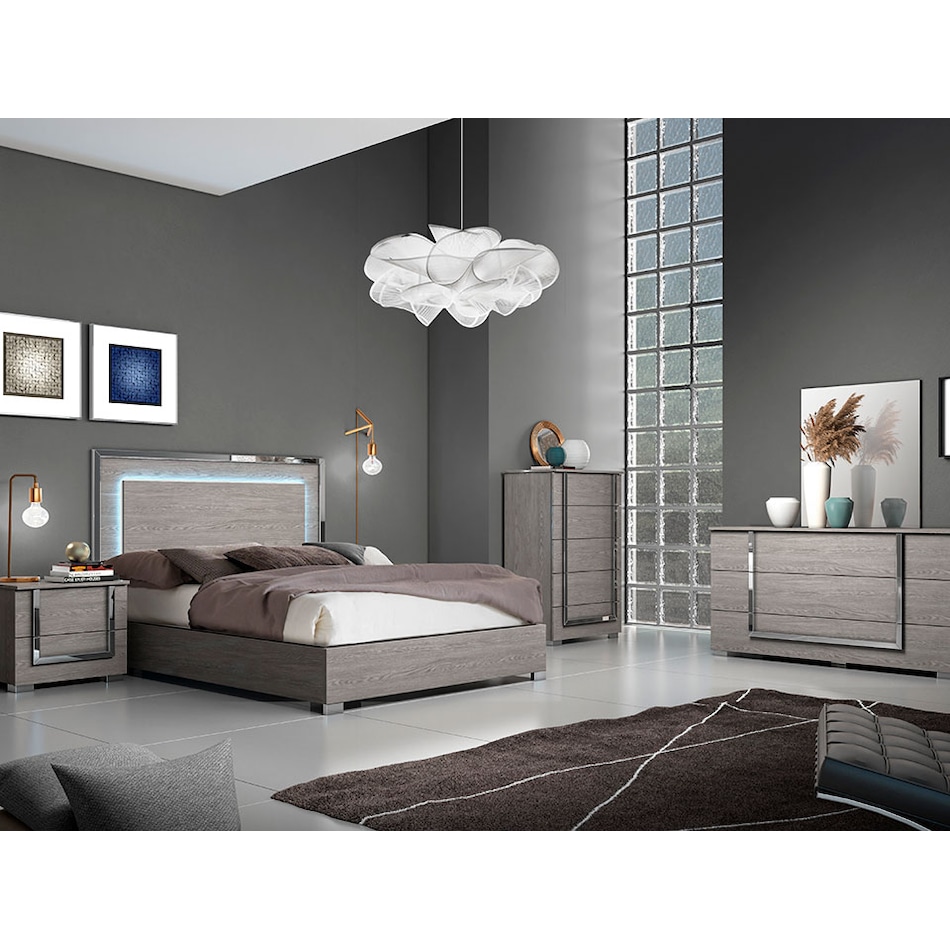 antonella bedroom sets anl gry kpcs  