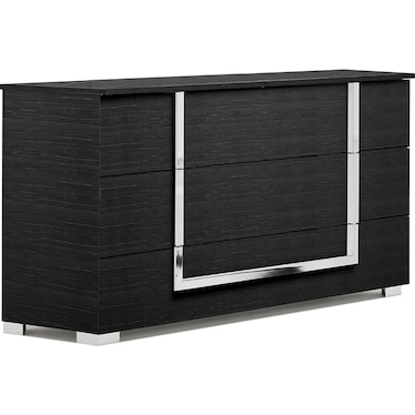 Antonella Black Matte Dresser