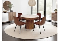 ashwin dining sets brn pcs  