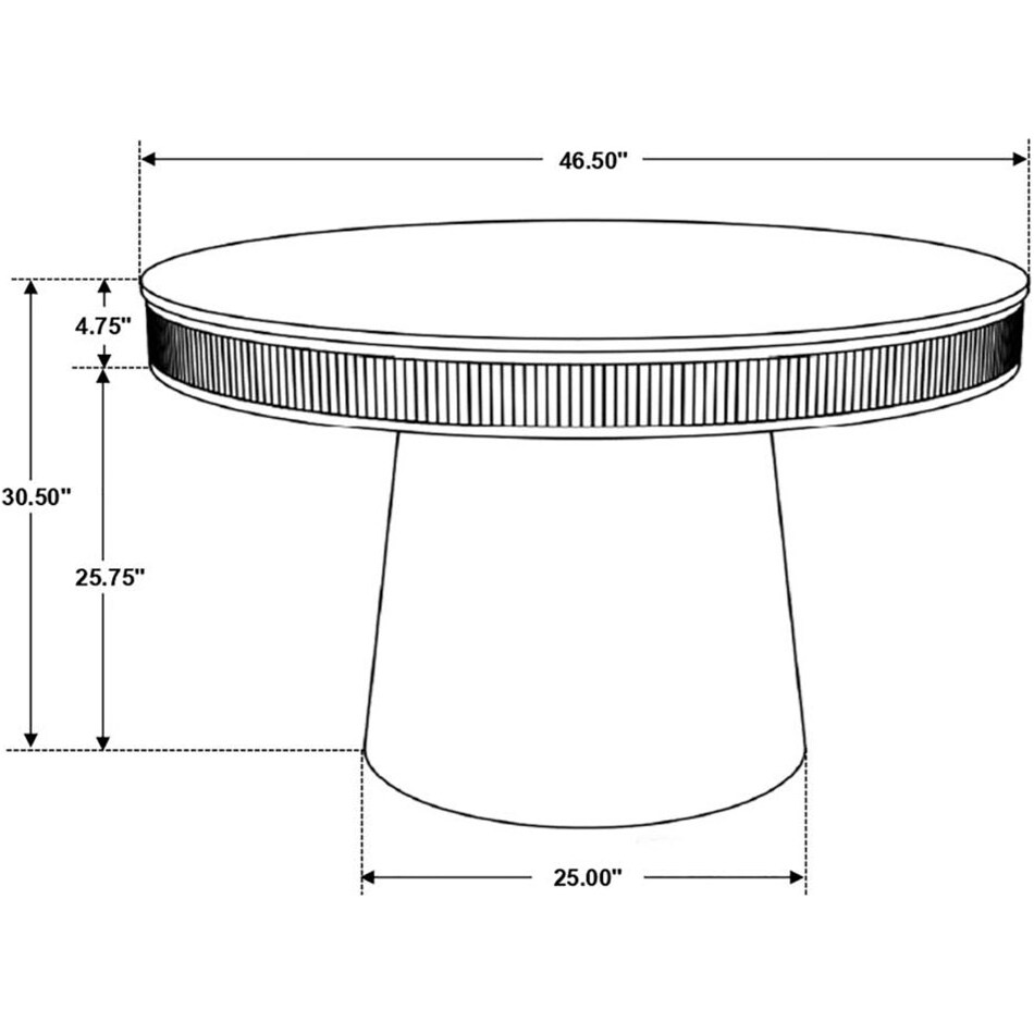 ashwin dining sets brn pcs  