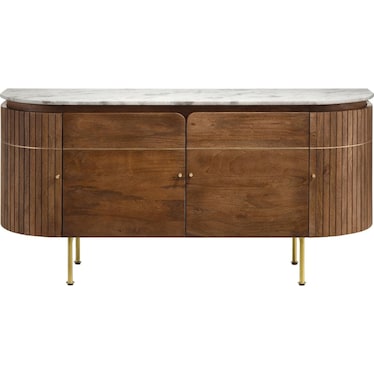 Ashwin Marble Top Sideboard