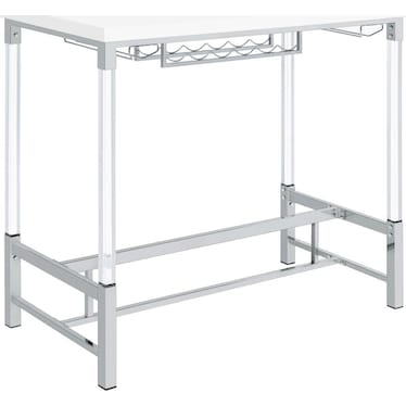 Julie Blue Velvet Bar Height Dining 3 Pcs Set