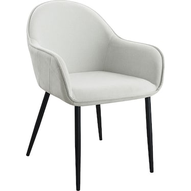 Barrett Fog Gray Upholstered Arm Chair