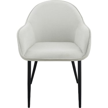 Barrett Fog Gray Upholstered Arm Chair