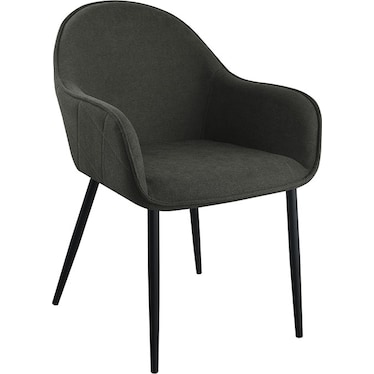 Barrett Charcoal Upholstered Arm Chair