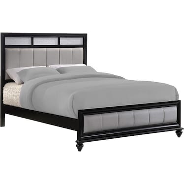 Barzini Black Queen Bed