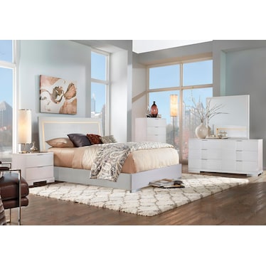 Paris White Queen 4 Pcs Set