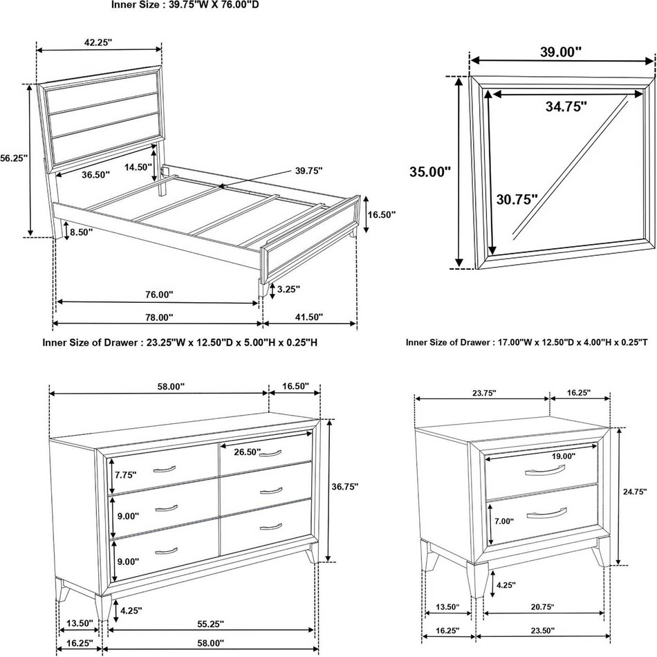 bedroom sets tpcs  