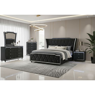 Thaddeus Black 4 Pcs Set
