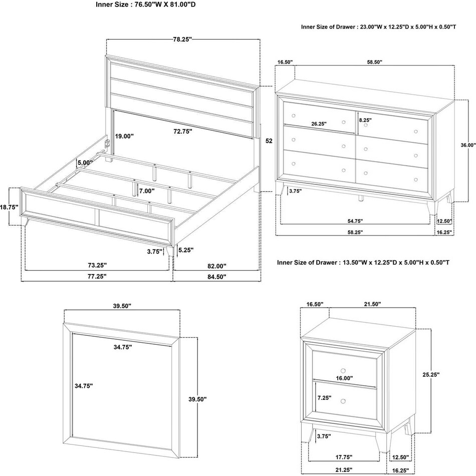 bedroom sets kpcs  