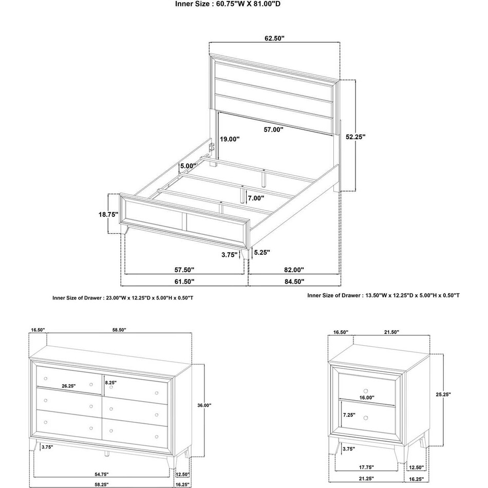 bedroom sets qpcs  