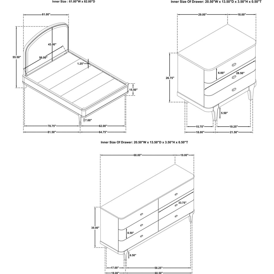 bedroom sets qpcs  