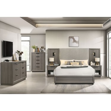 Martina Wall Bed 4 Pcs Set