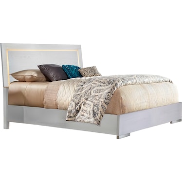 Paris White Bed