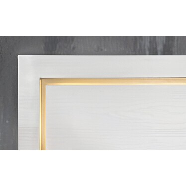 Paris White King Bed