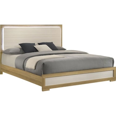 Solomon LED Panel Bed