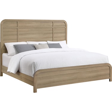 Waterfall King Panel Bed