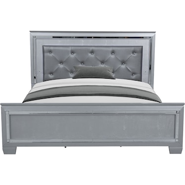 Valeria Silver Queen Bed