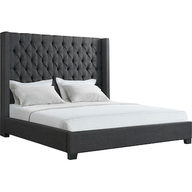 Heirloom Charcoal Queen Bed