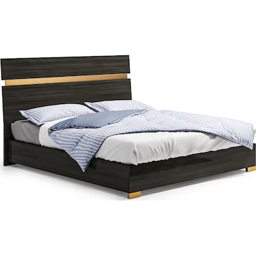 Yvette Gray King Bed