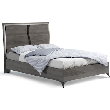 Zoe Aubergine King Bed