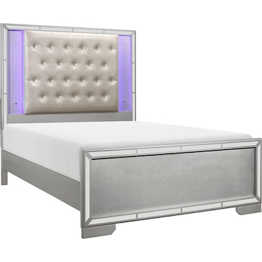 Belfast Silver King Bed