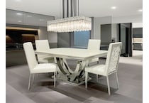 belle dining sets wht pcs  