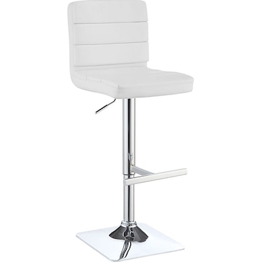 Blair White Adjustable Stool