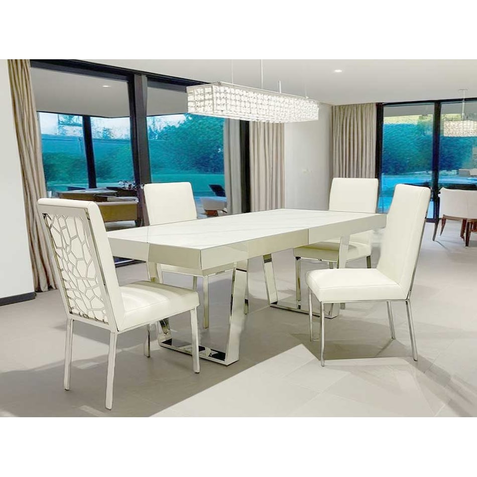 bonin dining sets drctwht pcs  