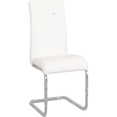 Burano White Side Chair