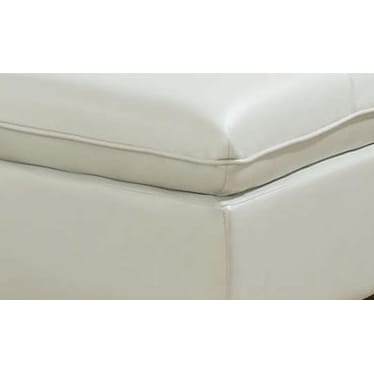 Captiva White Ottoman