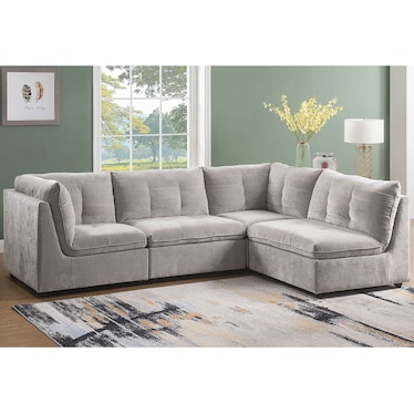 Captiva Medium Grey Sectional