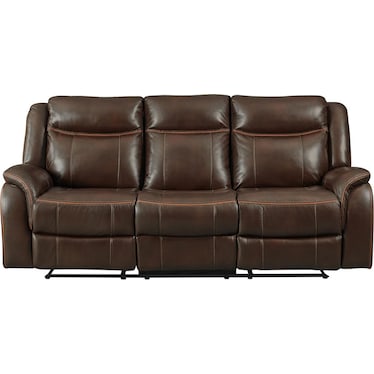 Carrera Brown Recliner Sofa