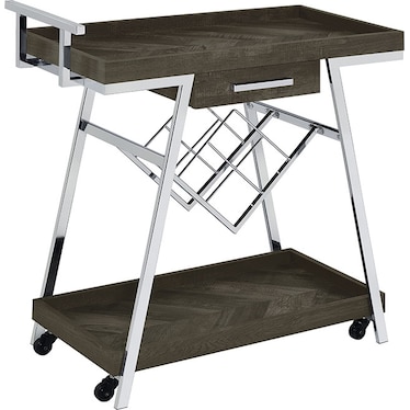 Cassian Black Bar Cart