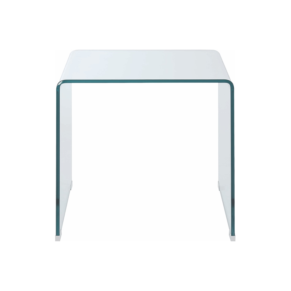 clear side tables   