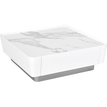 Rosa Ceramic Coffee Table w/ Drawers