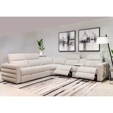 Damian Right Power Recliner Sectional