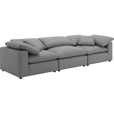 Daphne Grey Boucle 3pc Sofa