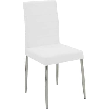 Vance White Dining Chair