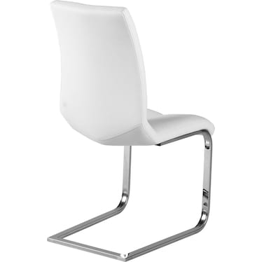 Domino White Dining Chair
